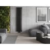 Mexen Kansas radiateur décoratif 1800 x 420 mm, 1242 W, noir - W204-1800-420-00-70