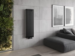 Mexen Nevada radiateur décoratif 1200 x 360 mm, 483 W, noir - W201-1200-360-00-70