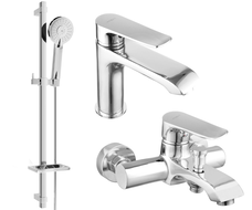 Mexen Pecos Ensemble de bain DQ40, chrome - 72703DQ40-00