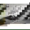 Radiateur décoratif Mexen Omaha 1800 x 420 mm, 655 W, noir - W208-1800-420-00-70