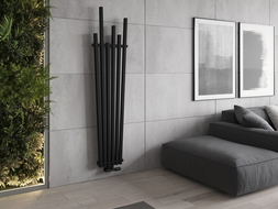 Radiateur décoratif Mexen Omaha 1800 x 420 mm, 655 W, noir - W208-1800-420-00-70