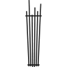 Mexen Omaha radiateur décoratif 1800 x 420 mm, 655 W, noir - W208-1800-420-00-70