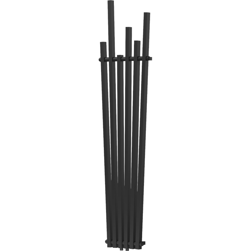 Radiateur décoratif Mexen Omaha 1800 x 420 mm, 655 W, noir - W208-1800-420-00-70