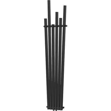 Radiateur décoratif Mexen Omaha 1800 x 420 mm, 655 W, noir - W208-1800-420-00-70