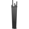 Mexen Omaha radiateur décoratif 1800 x 420 mm, 655 W, noir - W208-1800-420-00-70