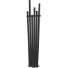 Radiateur décoratif Mexen Omaha 1800 x 420 mm, 655 W, noir - W208-1800-420-00-70