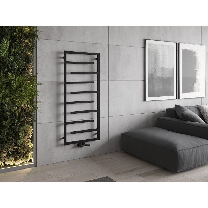 Mexen Orlando radiateur décoratif 1380 x 600 mm, 445 W, noir - W207-1380-600-00-70