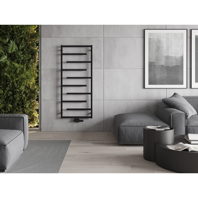 Mexen Orlando radiateur décoratif 1380 x 600 mm, 445 W, noir - W207-1380-600-00-70
