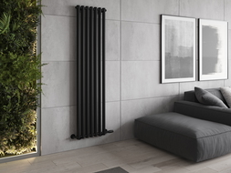 Radiateur décoratif Mexen Texas 1800 x 460 mm, 965 W, noir - W203-1800-460-00-70