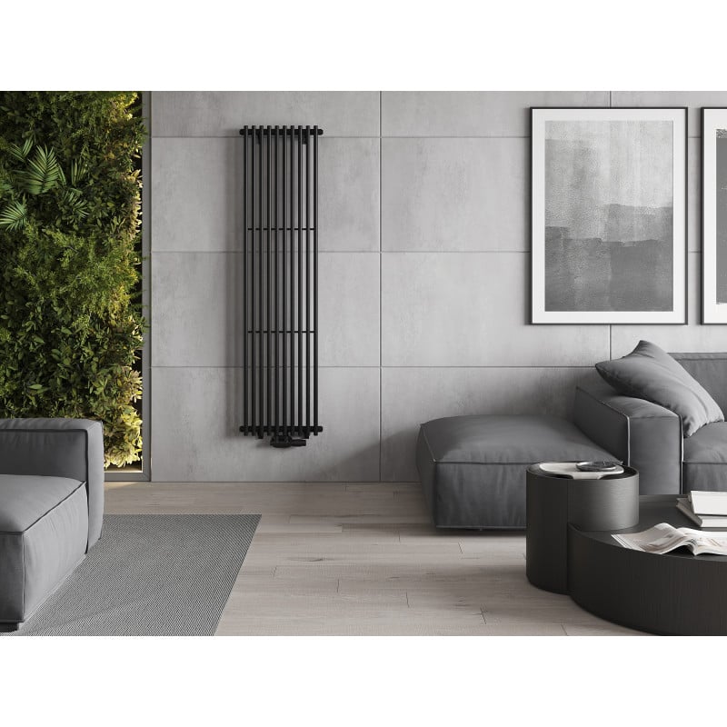 Mexen Tulsa radiateur décoratif 1600 x 420 mm, 613 W, noir - W219-1600-420-00-70