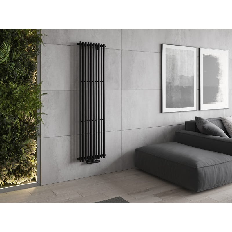 Mexen Tulsa radiateur décoratif 1600 x 420 mm, 613 W, noir - W219-1600-420-00-70