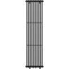 Radiateur décoratif Mexen Tulsa 1600 x 420 mm, 613 W, noir - W219-1600-420-00-70