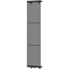 Radiateur décoratif Mexen Tulsa 1600 x 420 mm, 613 W, noir - W219-1600-420-00-70