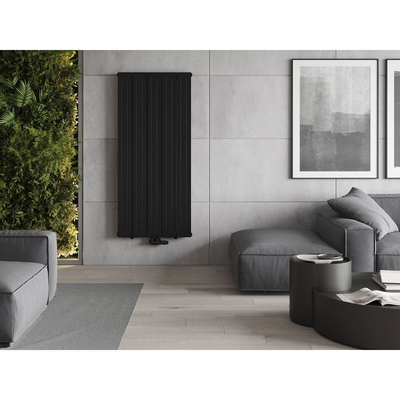 Mexen Waco radiateur décoratif 1544 x 694 mm, 1550 W, noir - W217-1544-694-00-70