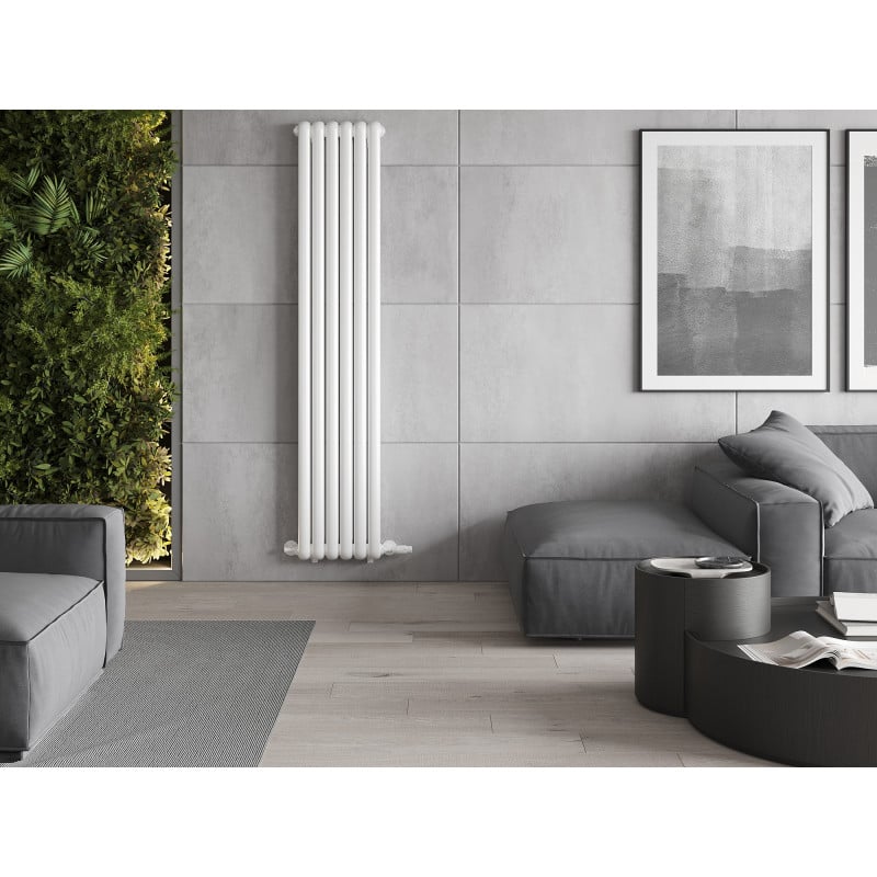 Mexen Kent radiateur décoratif 1882 x 380 mm, 1392 W, blanc - W216-1882-380-00-20