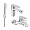 Ensemble de baignoire Mexen Pecos R72, chrome - 72703R72-00