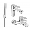 Mexen Pecos R72 ensemble de bain, chromé - 72703R72-00