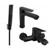 Mexen Pecos R72 ensemble baignoire, noir - 72703R72-70