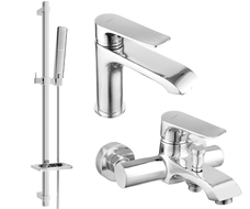 Mexen Pecos DQ72 ensemble de bain, chrome - 72703DQ72-00