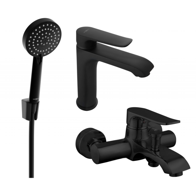 Mexen Pecos R75 ensemble de bain, noir - 72703R75-70