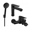 Mexen Pecos R75 ensemble de bain, noir - 72703R75-70
