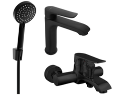 Mexen Pecos R75 ensemble bain, noir - 72703R75-70