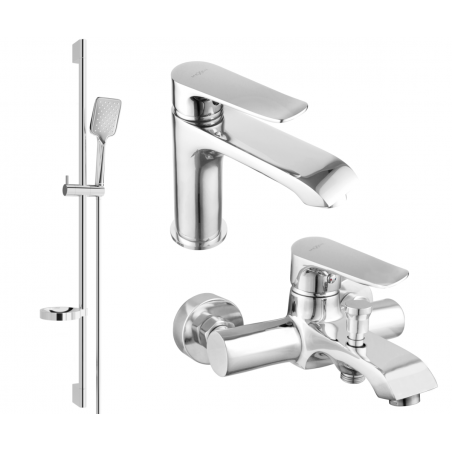 Mexen Pecos DS62 lot de baignoire, chrome - 72703DS62-00