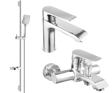 Mexen Pecos Ensemble de bain DS62, chromé - 72703DS62-00