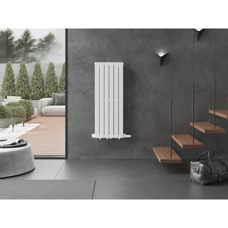 Mexen Boston radiateur décoratif 1200 x 452 mm, 611 W, blanc - W213-1200-452-00-20