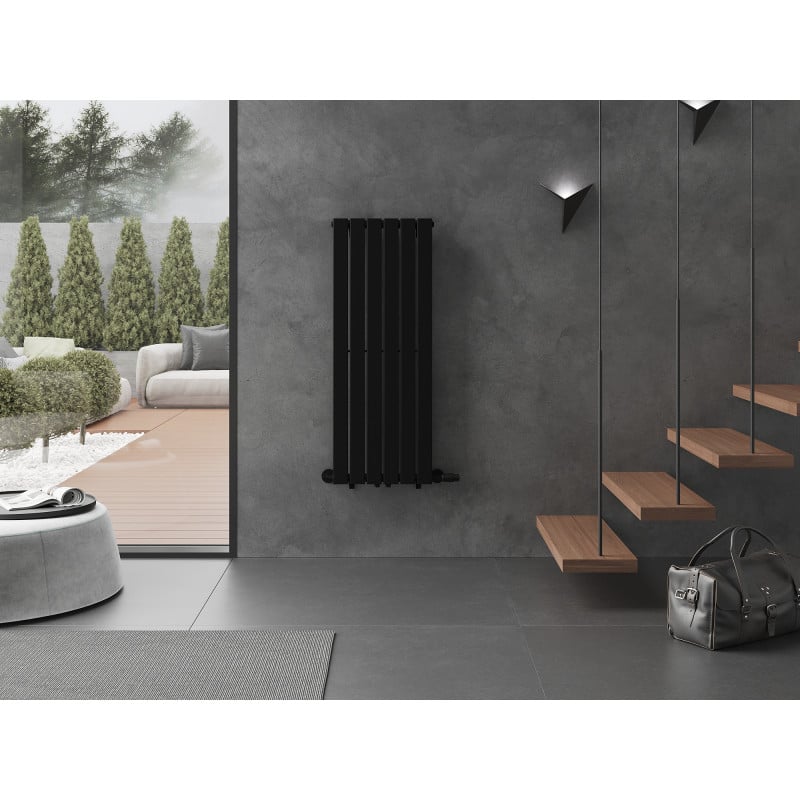 Mexen Boston radiateur décoratif 1200 x 452 mm, 611 W, noir - W213-1200-452-00-70