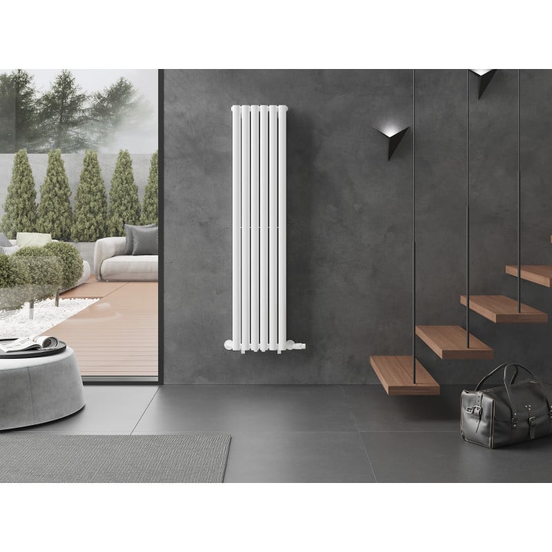 Mexen Dallas radiateur décoratif 1600 x 360 mm, 1039 W, blanc - W214-1600-360-00-20