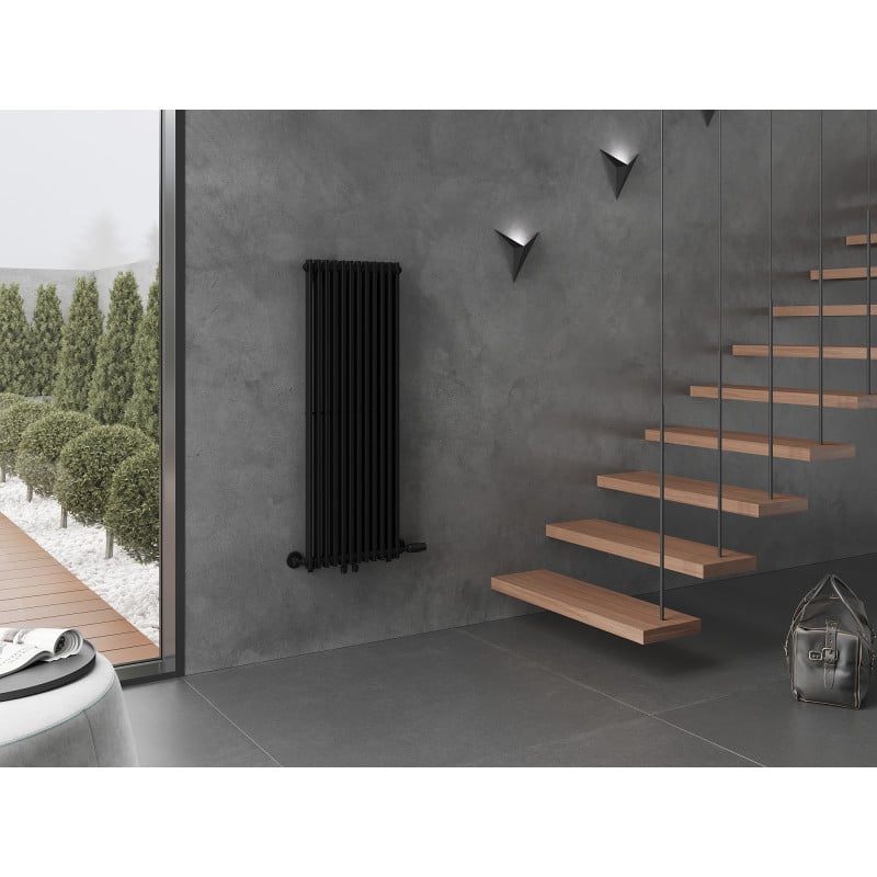 Mexen Kansas radiateur décoratif 1200 x 420 mm, 842 W, noir - W204-1200-420-00-70