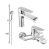 Mexen Pecos DS75 ensemble de bain, chrome - 72703DS75-00