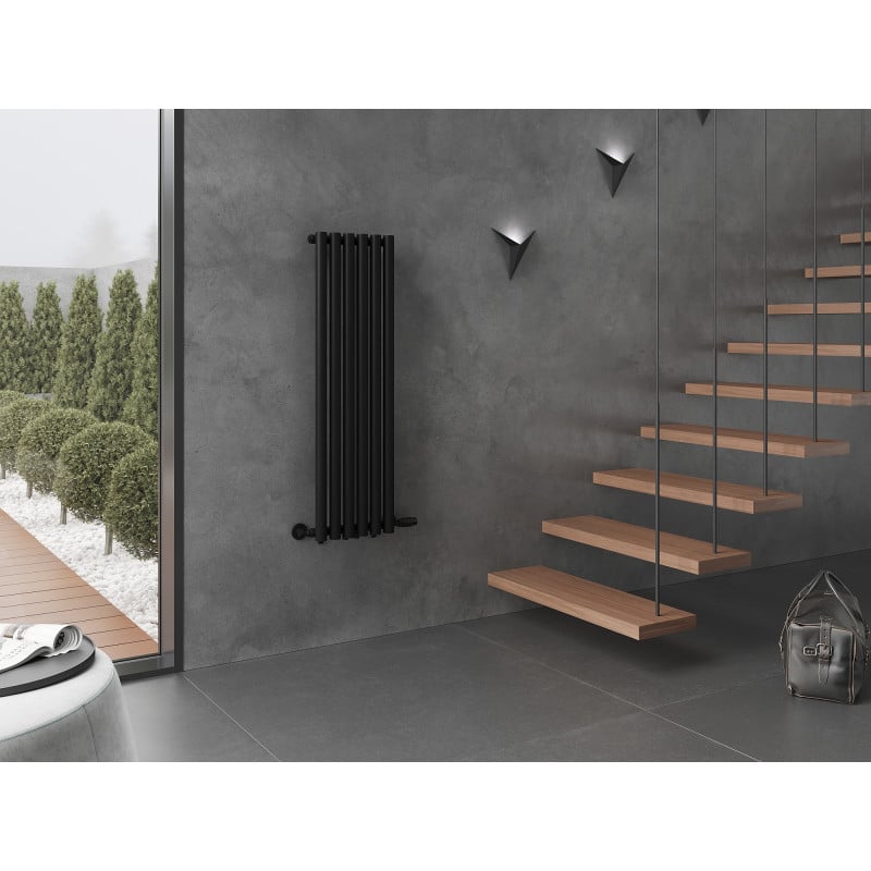 Mexen Nevada radiateur décoratif 1200 x 360 mm, 483 W, noir - W201-1200-360-00-70