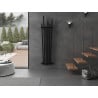 Radiateur décoratif Mexen Omaha 1800 x 420 mm, 655 W, noir - W208-1800-420-00-70