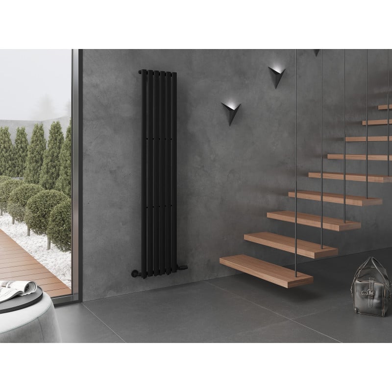 Mexen Oregon radiateur décoratif 1800 x 360 mm, 604 W, noir - W202-1800-350-00-70