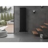Radiateur décoratif Mexen Oregon 1800 x 480 mm, 805 W, noir - W202-1800-490-00-70