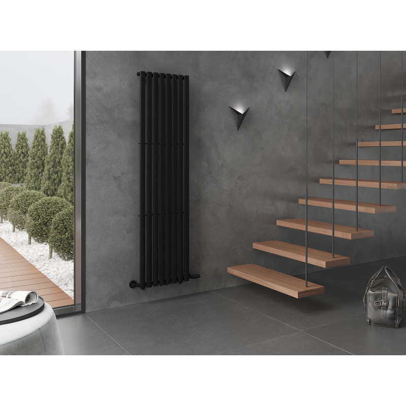 Mexen Oregon radiateur décoratif 1800 x 480 mm, 805 W, noir - W202-1800-490-00-70