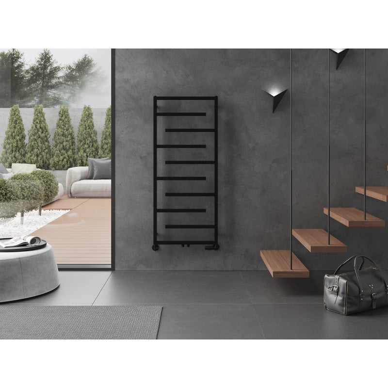Mexen Orlando radiateur décoratif 1380 x 600 mm, 445 W, noir - W207-1380-600-00-70