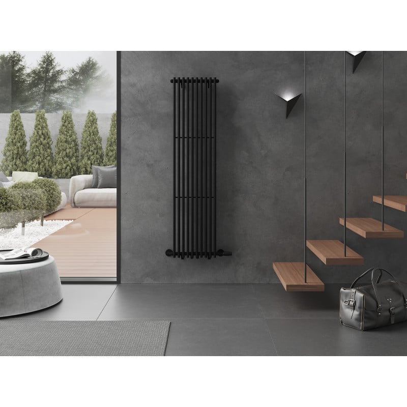 Mexen Tulsa radiateur décoratif 1600 x 420 mm, 613 W, noir - W219-1600-420-00-70