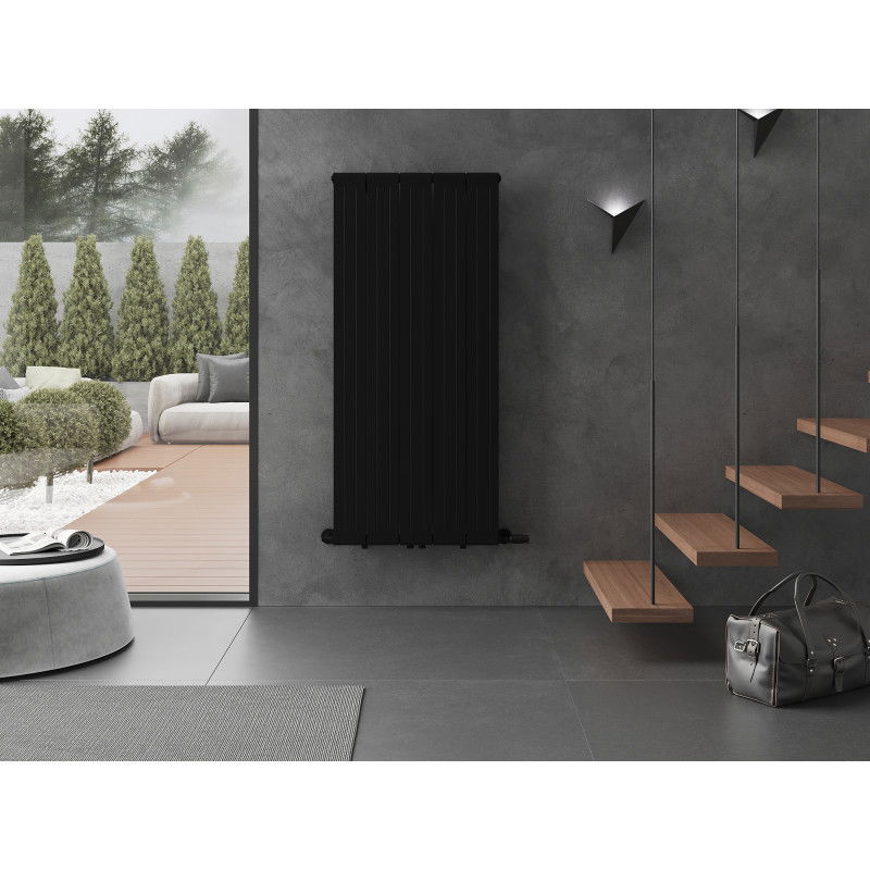 Mexen Waco radiateur décoratif 1544 x 694 mm, 1550 W, noir - W217-1544-694-00-70