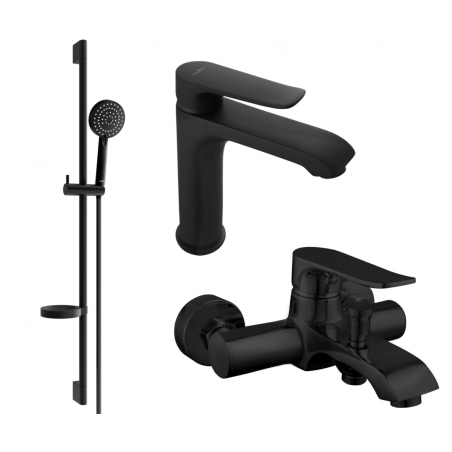 Mexen Pecos DS75 ensemble baignoire, noir - 72703DS75-70
