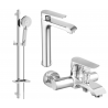 Mexen Pecos DQ40 ensemble de baignoire, chrome - 72713DQ40-00