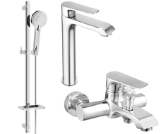 Mexen Pecos DQ40 ensemble de baignoire, chrome - 72713DQ40-00
