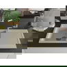 Mexen Leo évier granit 1 bac avec égouttoir et robinet Flora, beige - 6501-69-670401-07-B