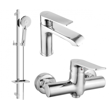 Ensemble de douche Mexen Pecos DQ40, chrom - 72704DQ40-00