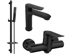 Mexen Pecos DQ72 ensemble de douche, noir - 72704DQ72-70