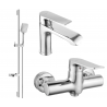 Mexen Pecos Ensemble de douche DS62, chromé - 72704DS62-00