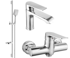 Mexen Pecos Ensemble de douche DS62, chromé - 72704DS62-00