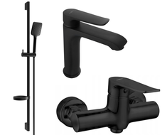 Mexen Pecos DS62 ensemble de douche, noir - 72704DS62-70
